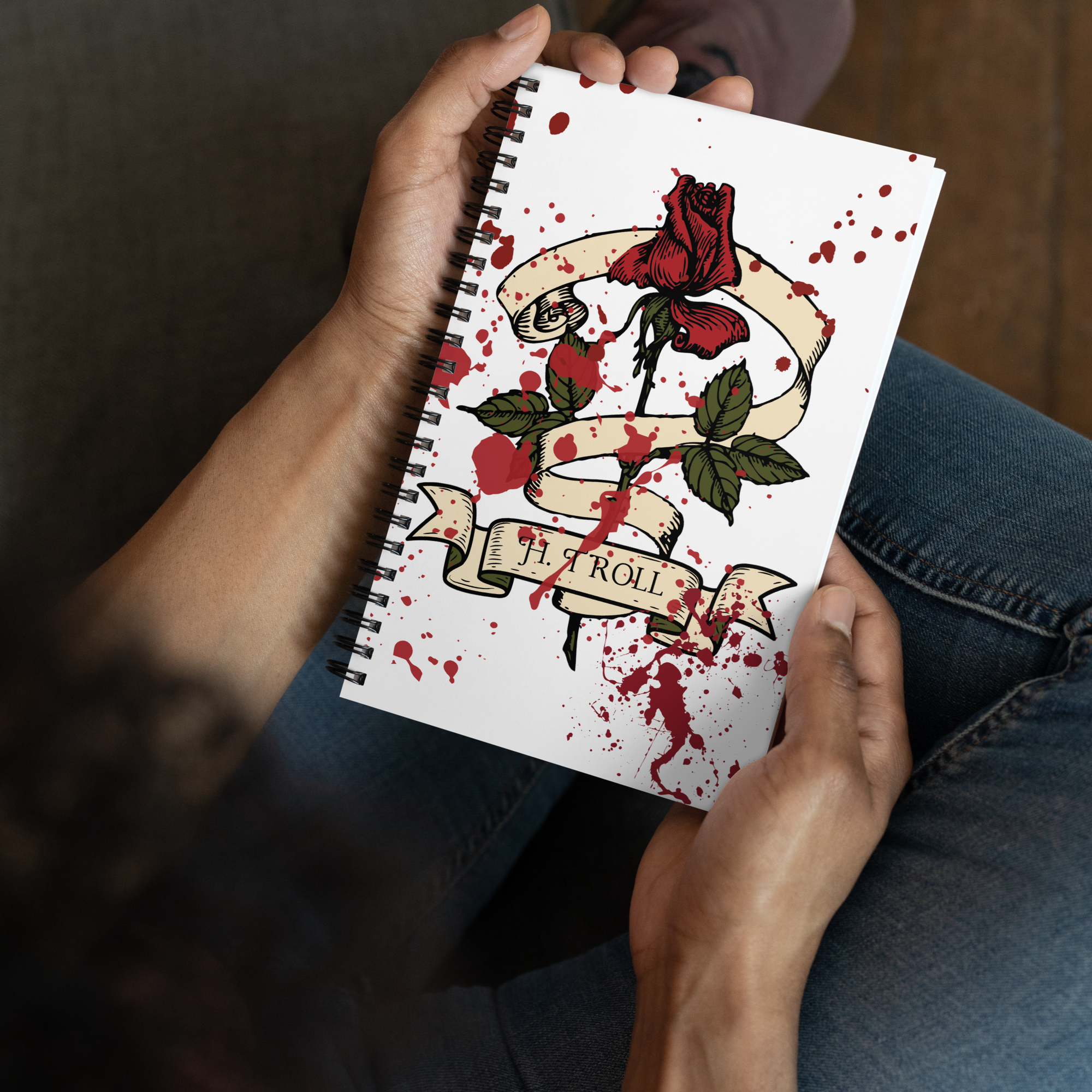 H. WOOD Spiral Notebook