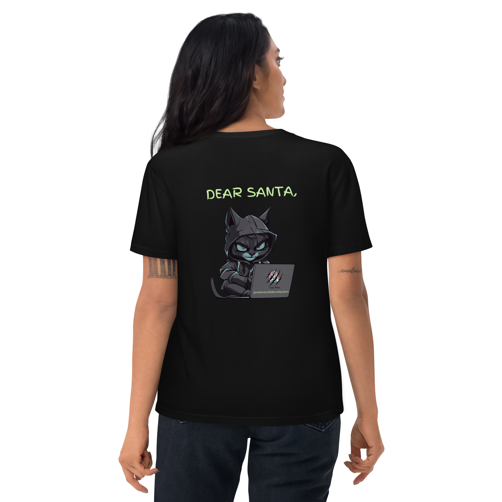 Dear Santa, T.Kitty Organic Cotton T-shirt