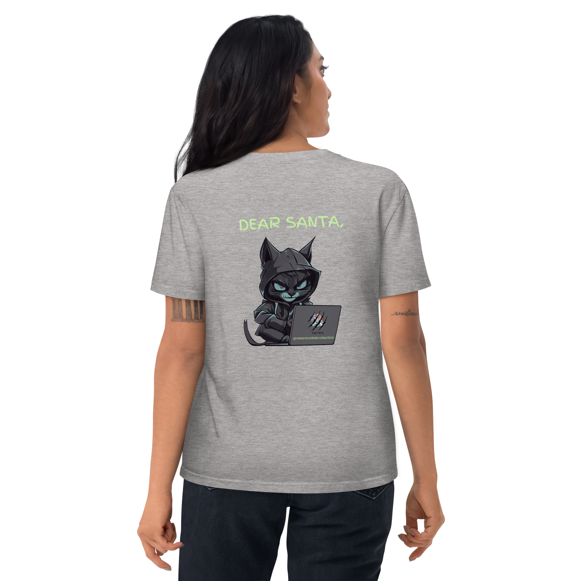 Dear Santa, T.Kitty Organic Cotton T-shirt