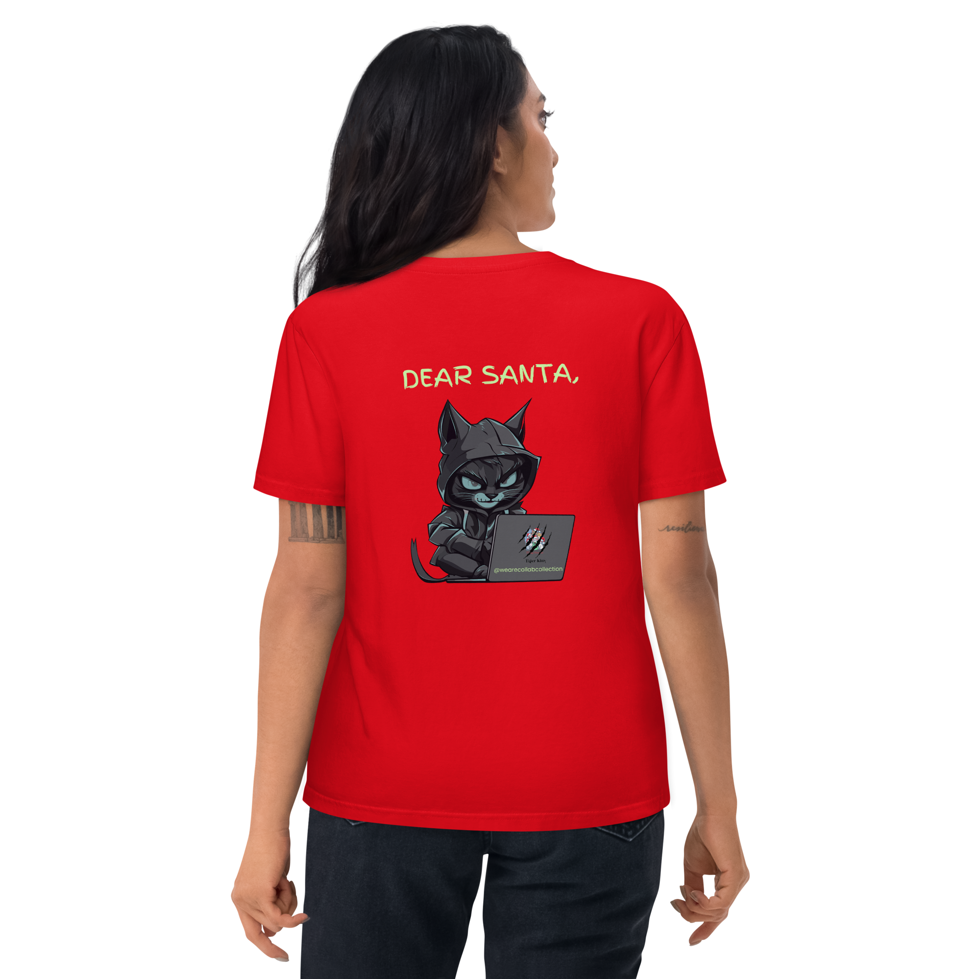 Dear Santa, T.Kitty Organic Cotton T-shirt