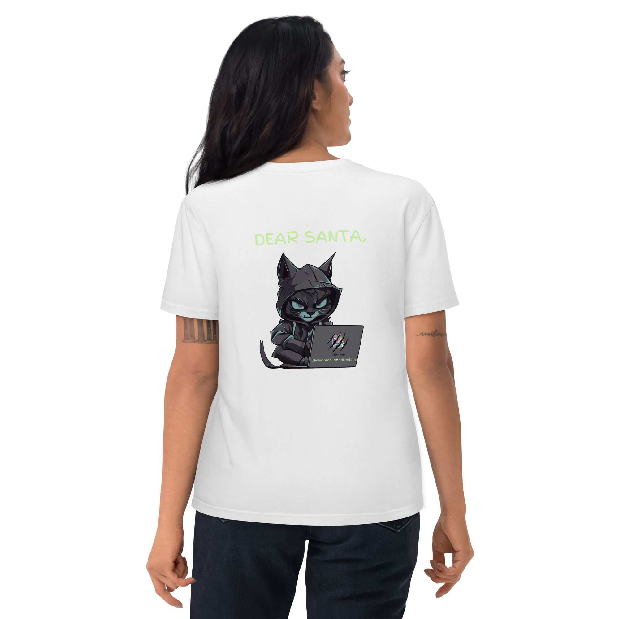 Dear Santa, T.Kitty Organic Cotton T-shirt