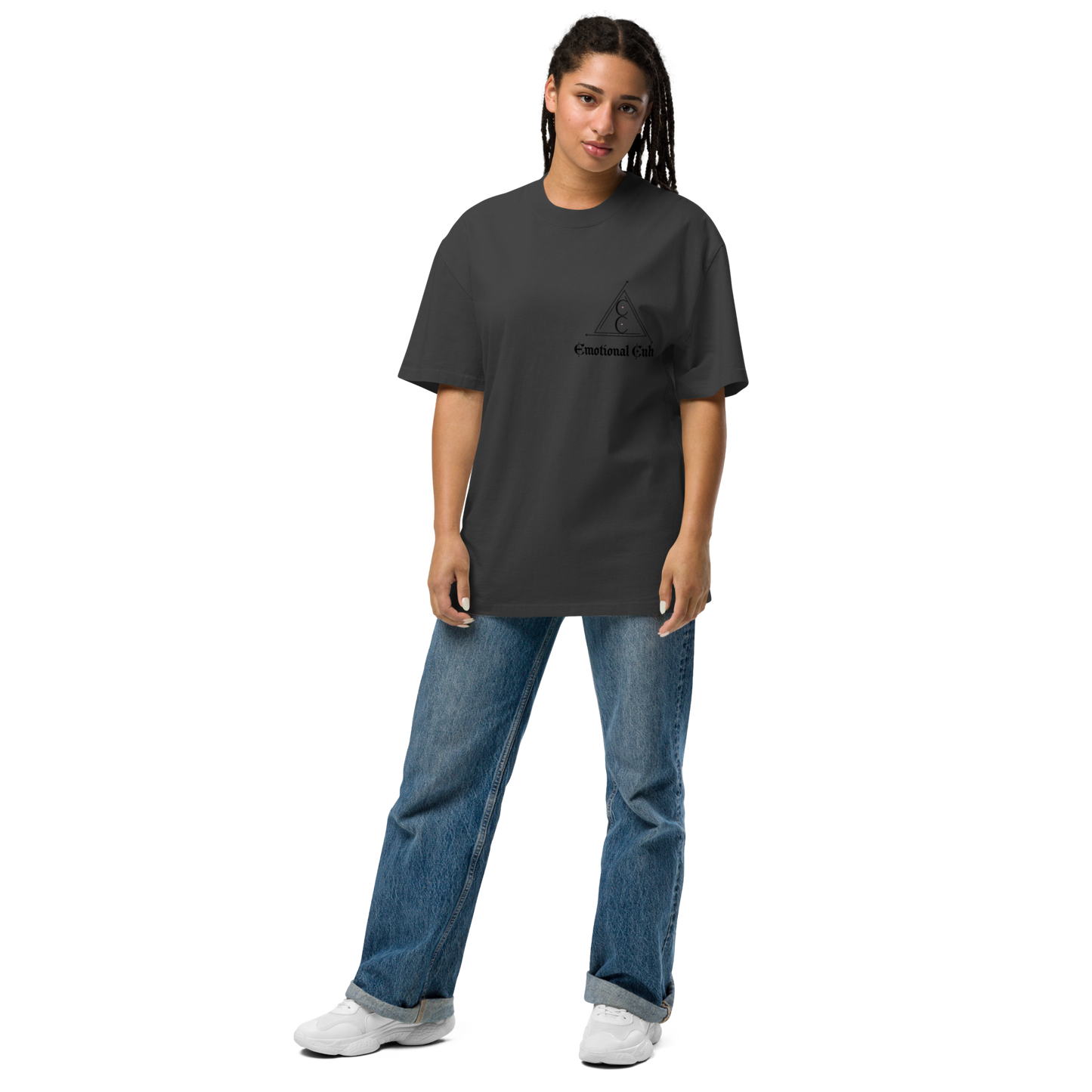 Bust Down Your Soul Oversized faded t-shirt