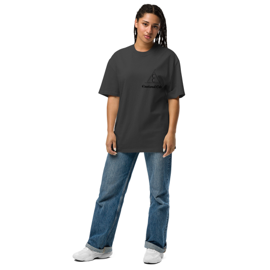 Bust Down Your Soul Oversized faded t-shirt