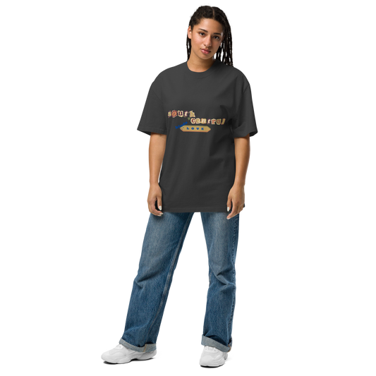 South Central Love Oversized faded t-shirt