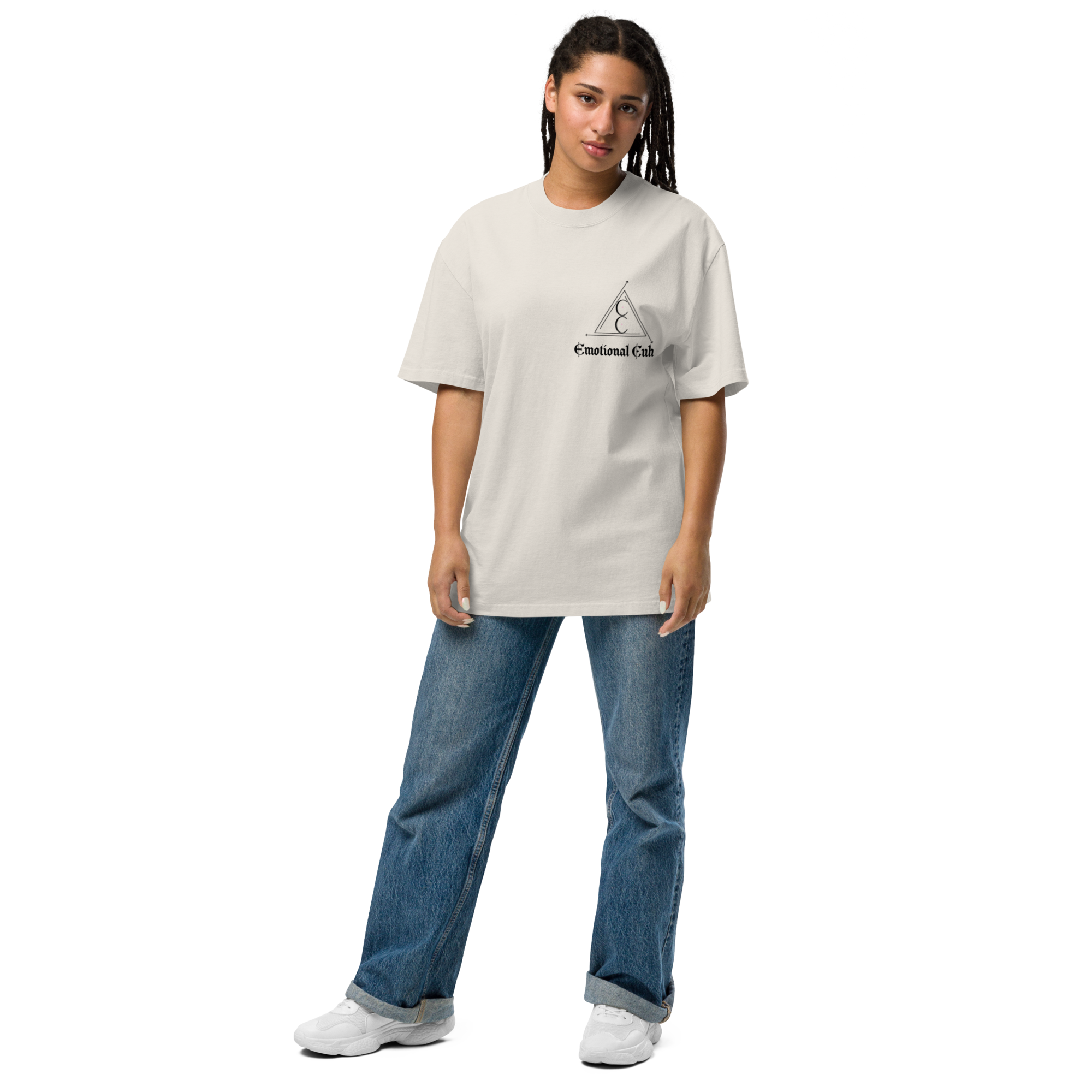 Bust Down Your Soul Oversized faded t-shirt