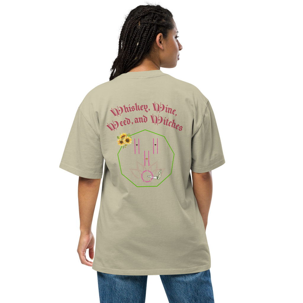 4W POD Oversized faded t-shirt