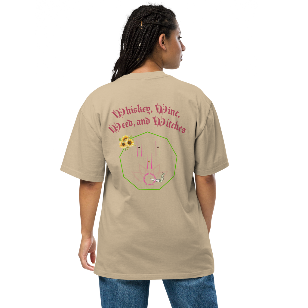 4W POD Oversized faded t-shirt