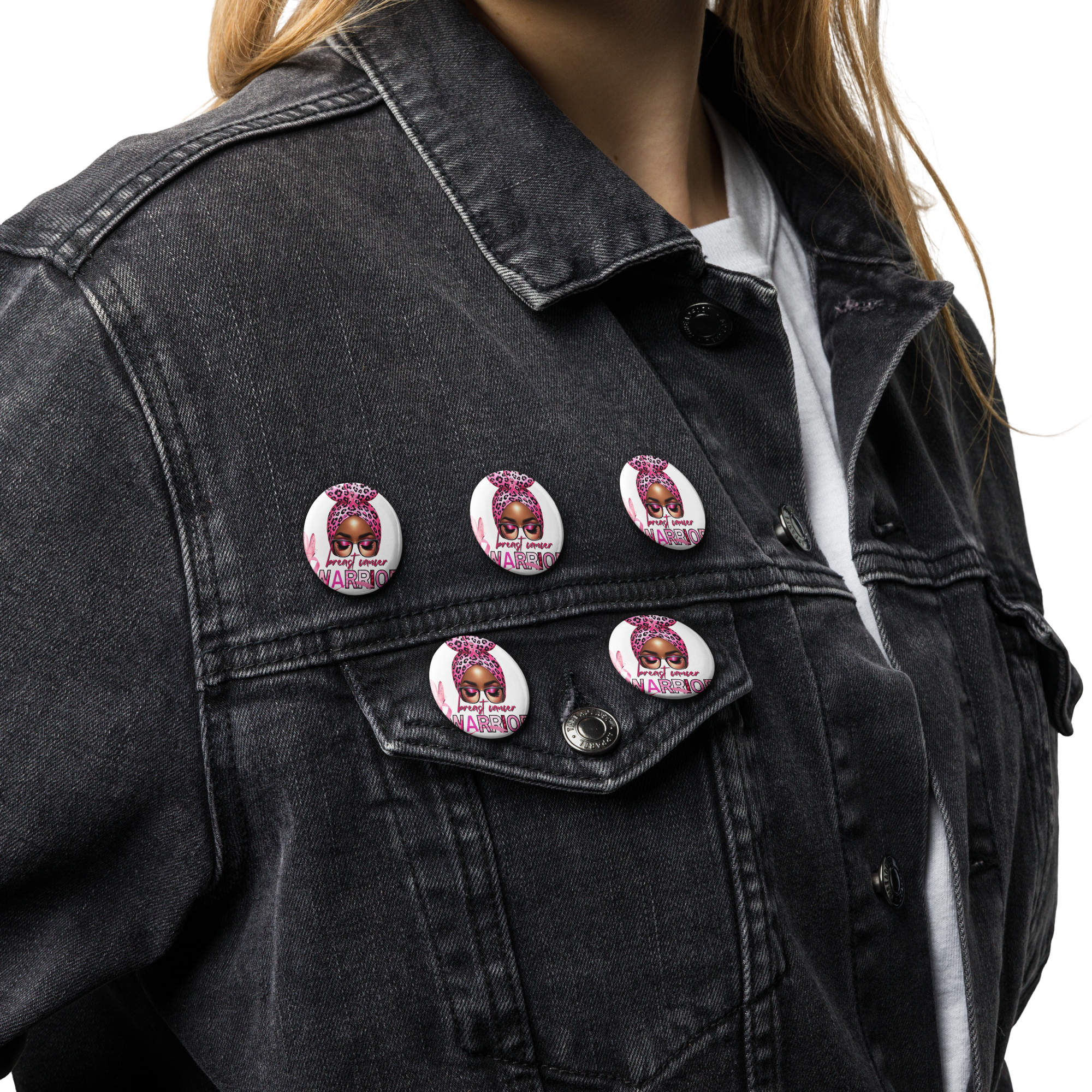 Breast Cancer Warrior Pins