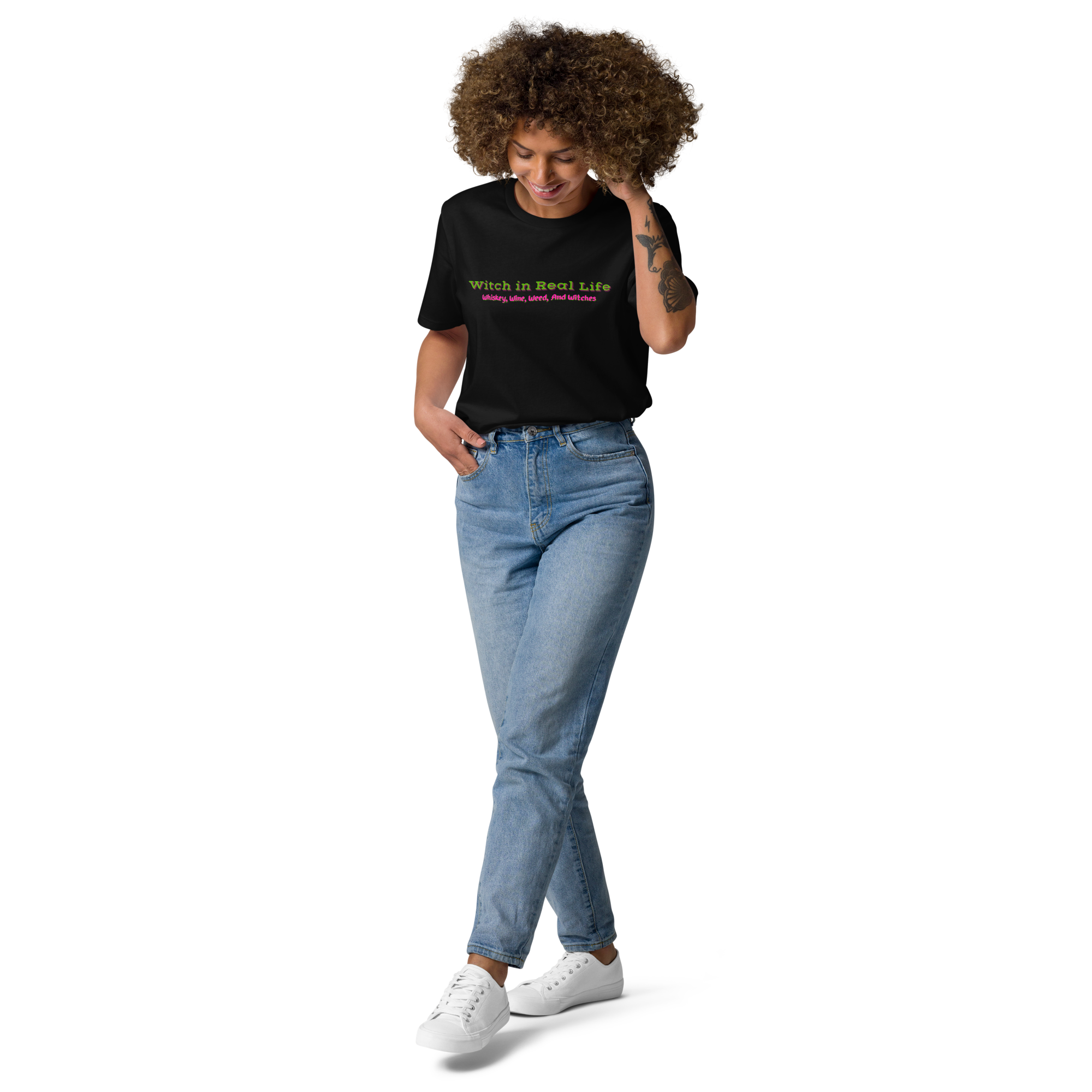 Witch in Real Life Organic Cotton T-shirt