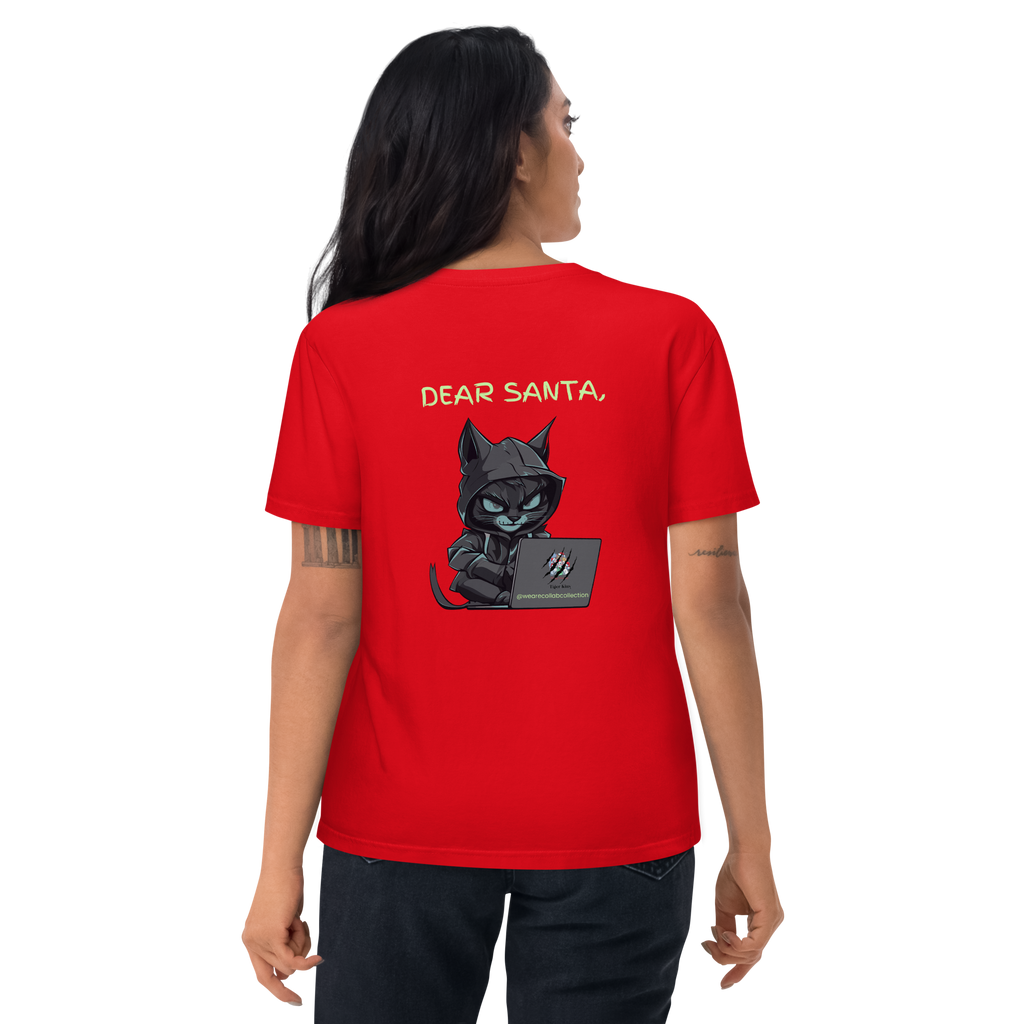 Dear Santa, T.Kitty Organic Cotton T-shirt