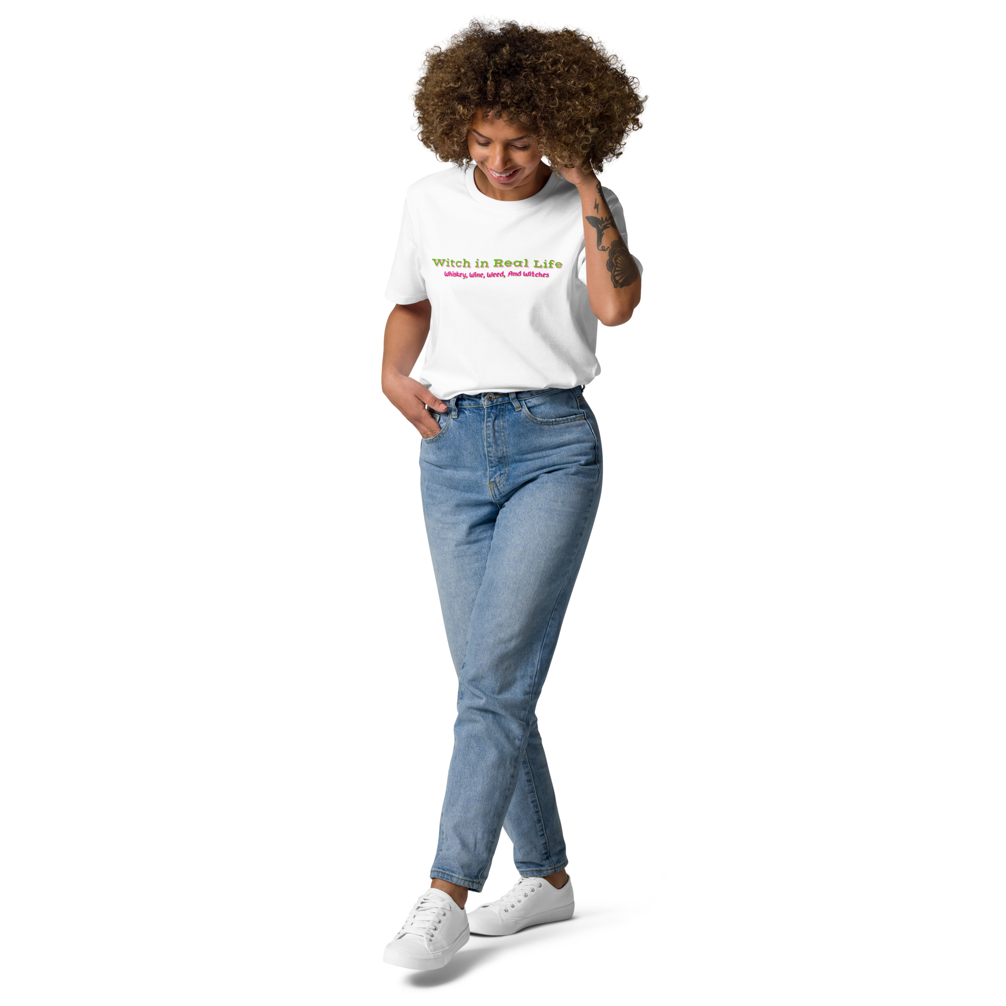 Witch in Real Life Organic Cotton T-shirt