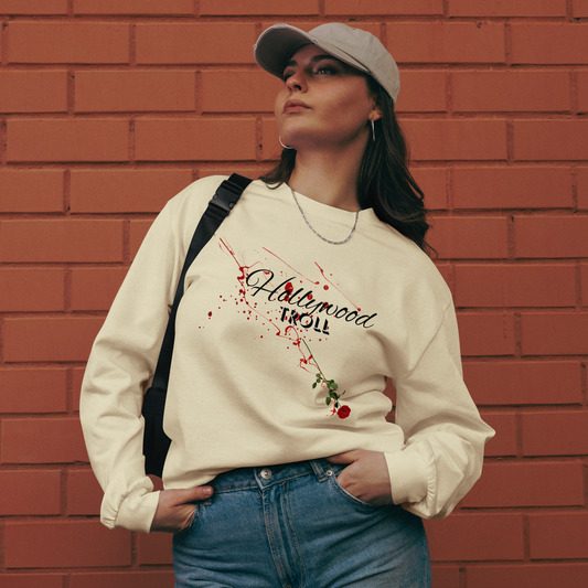 Hollywood Troll (Down Rose) Premium Heavyweight Long Sleeve